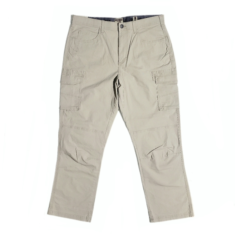 RedHead Classic Fit Mid Rise Ripstop Flex Cargo Pants Size 36x30 Tan NWT